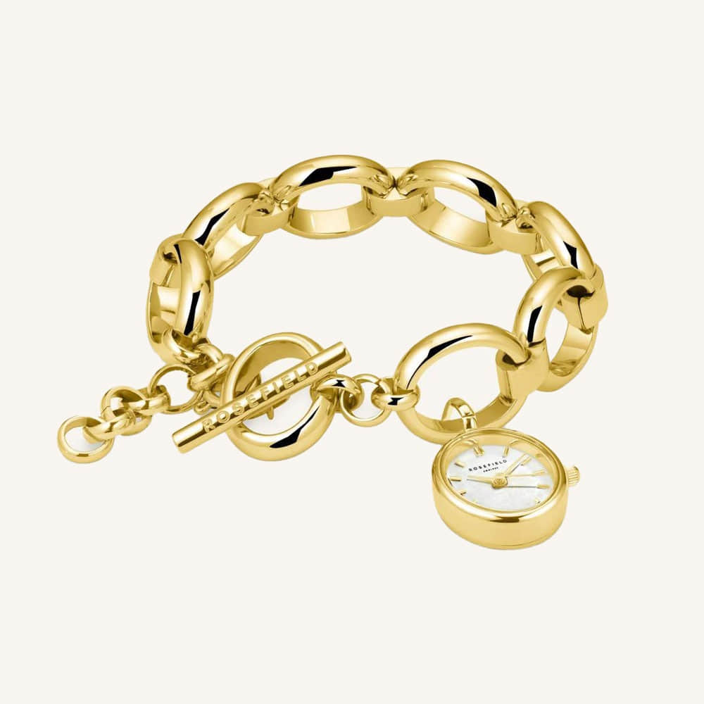 로즈필드 The Oval Charm Chain Gold